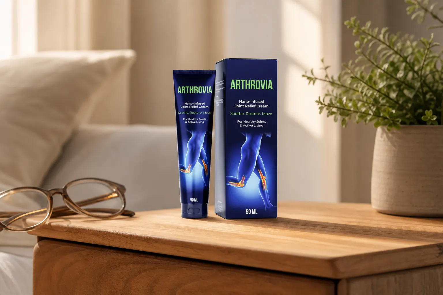 Arthrovia — le produit au quotidien