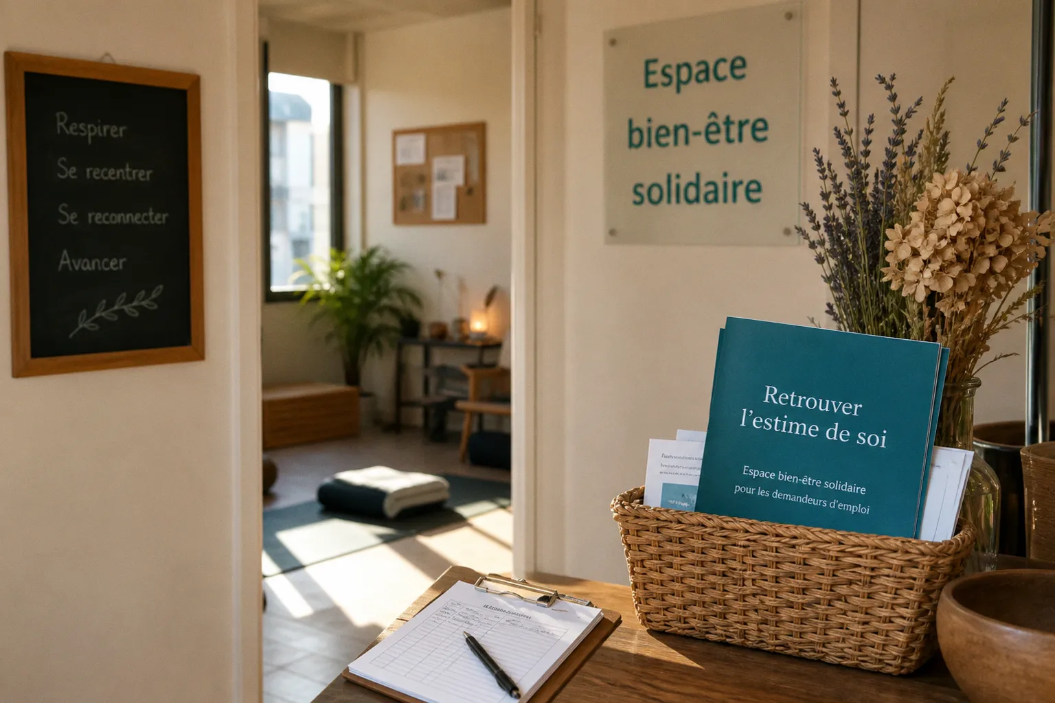 Retrouver l'estime de soi : un espace bien-être solidaire pour les demandeurs d'emploi