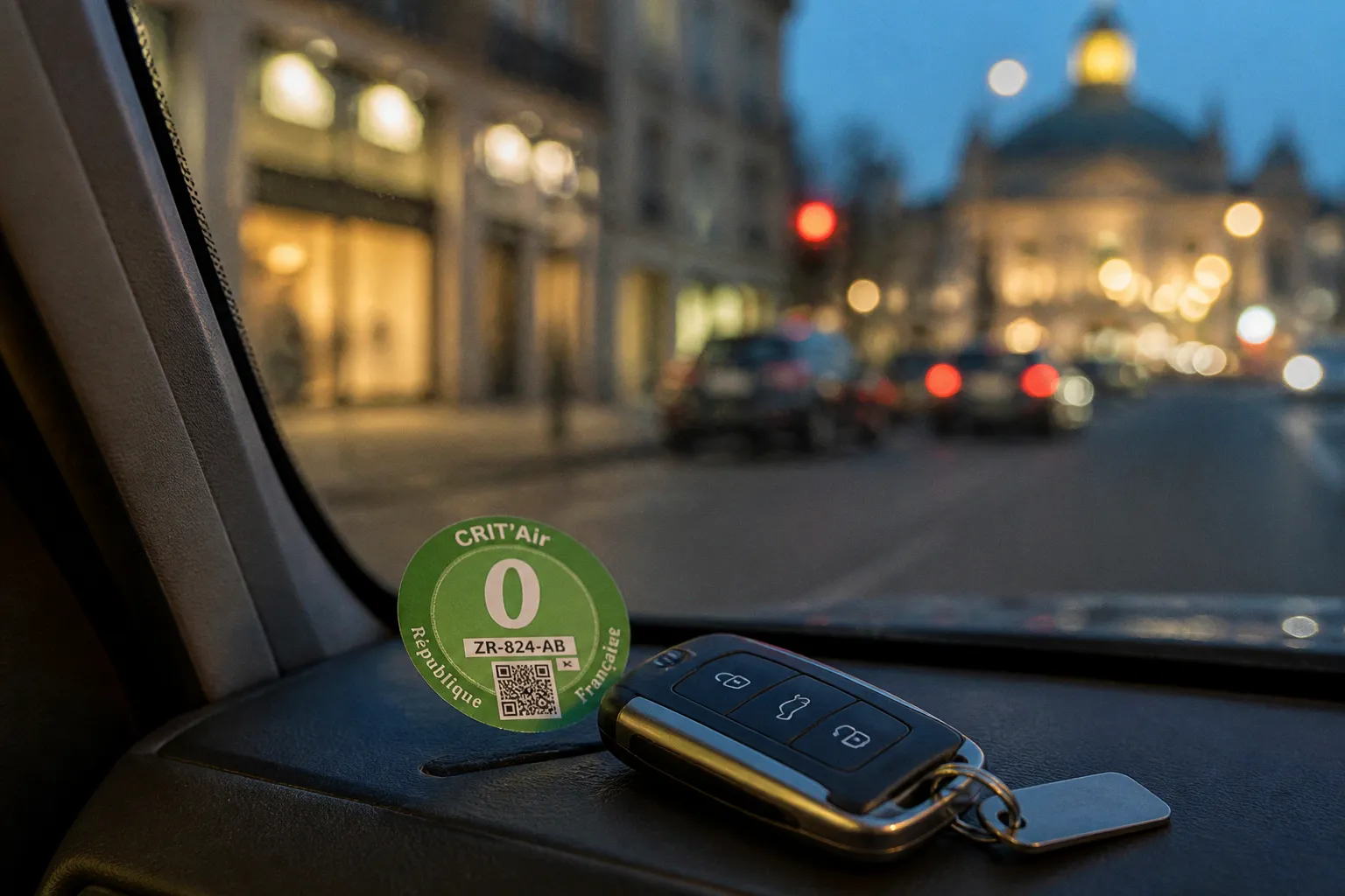 Vignette Crit'Air et voiture de location : 3 solutions